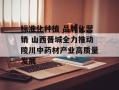 标准化种植 品牌化营销 山西晋城全力推动陵川中药材产业高质量发展