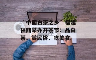 “中国白茶之乡”福建福鼎举办开茶节：品白茶、赏民俗、吃美食