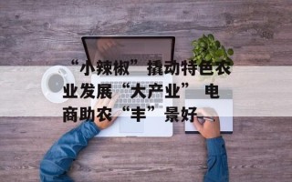 “小辣椒”撬动特色农业发展“大产业” 电商助农“丰”景好