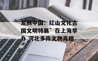 龙腾中国：红山文化古国文明特展”在上海举办 河北多件文物亮相