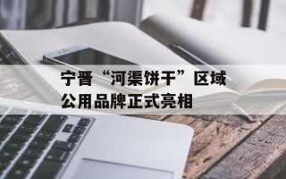 宁晋“河渠饼干”区域公用品牌正式亮相