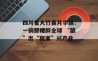 四川省大竹县月华镇：一碗醪糟醉全球 “酿”出“甜蜜”兴产业