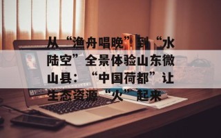 从“渔舟唱晚”到“水陆空”全景体验山东微山县：“中国荷都”让生态资源“火”起来