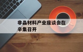 非晶材料产业座谈会在辛集召开