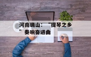 河南确山：“提琴之乡”奏响奋进曲