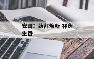 安国：药都焕新 祁药生香