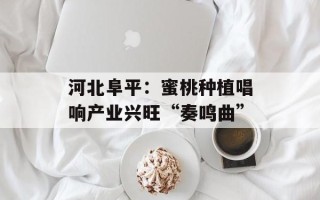 河北阜平：蜜桃种植唱响产业兴旺“奏鸣曲”