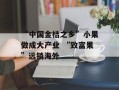 “中国金桔之乡”小果做成大产业 “致富果”远销海外