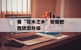 看“花木之乡”安徽肥西转型升级