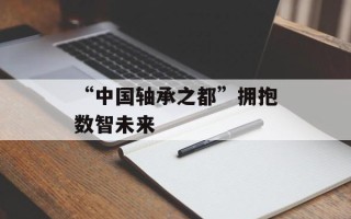 “中国轴承之都”拥抱数智未来