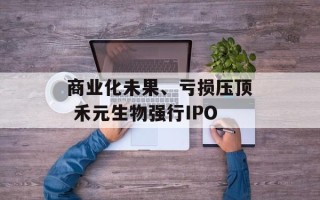 商业化未果、亏损压顶 禾元生物强行IPO