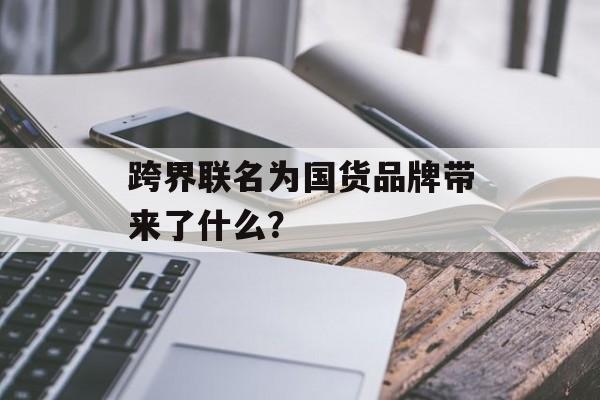 跨界联名为国货品牌带来了什么？-第1张图片-