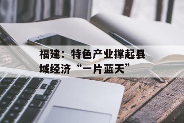 福建：特色产业撑起县域经济“一片蓝天”-第1张图片-