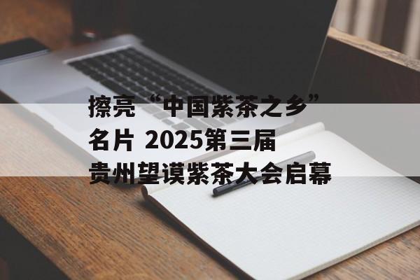 擦亮“中国紫茶之乡”名片 2025第三届贵州望谟紫茶大会启幕-第1张图片-