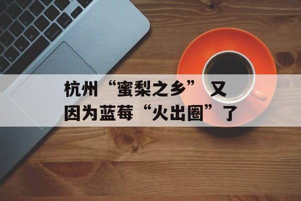 杭州“蜜梨之乡” 又因为蓝莓“火出圈”了-第1张图片-