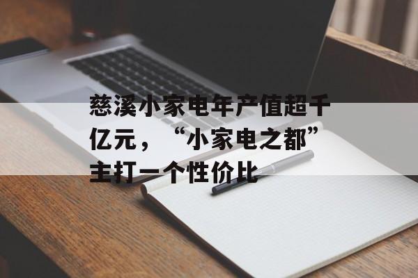 慈溪小家电年产值超千亿元，“小家电之都”主打一个性价比-第1张图片-